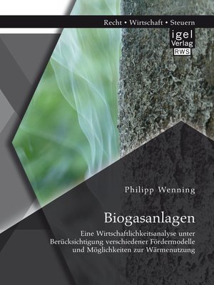 cover image of Biogasanlagen